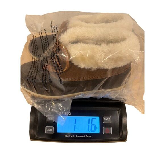 Sperry Elayna Slipper Suede Faux Fur Comfortable Rubber sole women's 6 - Picture 7 of 7